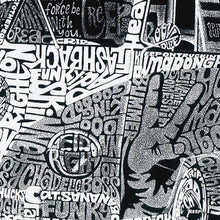 Load image into Gallery viewer, Women's Plus Size Word Art V-Neck - THE 70'S