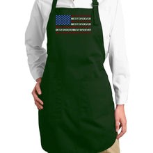 Load image into Gallery viewer, Best Dad Ever Flag - Full Length Word Art Apron