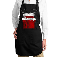 Load image into Gallery viewer, Chimney Santa - Full Length Word Art Apron