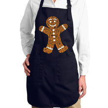 Load image into Gallery viewer, Gingerbread - Full Length Word Art Apron