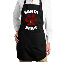 Load image into Gallery viewer, Santa Paws - Full Length Word Art Apron