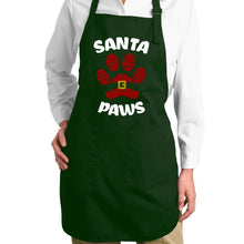 Load image into Gallery viewer, Santa Paws - Full Length Word Art Apron