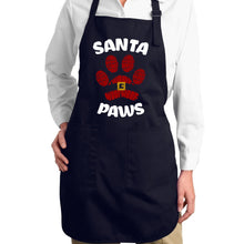 Load image into Gallery viewer, Santa Paws - Full Length Word Art Apron