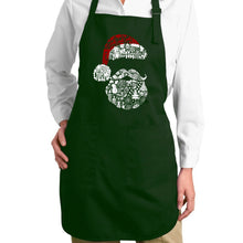 Load image into Gallery viewer, Santa Pics - Full Length Word Art Apron