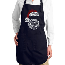 Load image into Gallery viewer, Santa Pics - Full Length Word Art Apron
