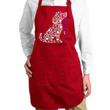 Load image into Gallery viewer, Dog Leash - Full Length Word Art Apron
