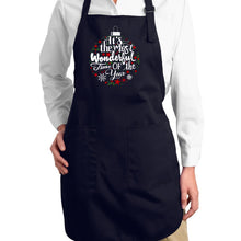 Load image into Gallery viewer, Christmas Ornament - Full Length Word Art Apron