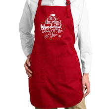 Load image into Gallery viewer, Christmas Ornament - Full Length Word Art Apron