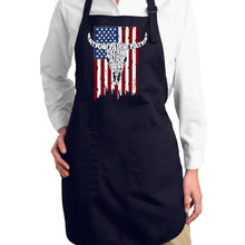 Load image into Gallery viewer, Patriot Flag - Full Length Word Art Apron