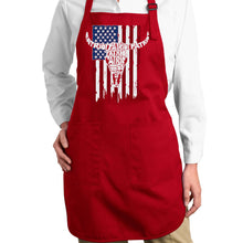 Load image into Gallery viewer, Patriot Flag - Full Length Word Art Apron