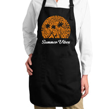 Load image into Gallery viewer, Summer Vibes - Full Length Word Art Apron