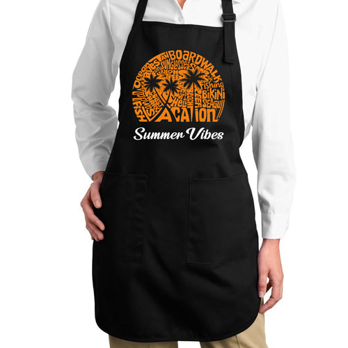 Summer Vibes - Full Length Word Art Apron