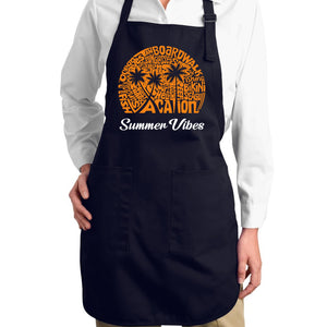 Summer Vibes - Full Length Word Art Apron