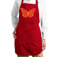 Load image into Gallery viewer, Butterfly - Full Length Word Art Apron