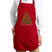 Load image into Gallery viewer, We Wish You A Merry Christmas - Full Length Word Art Apron