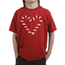 Load image into Gallery viewer, Candy Canes - Boy's Word Art T-Shirt