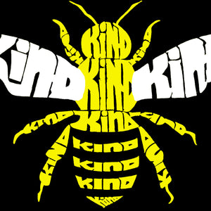 Women's Plus Size Word Art V-Neck - Bee Kind