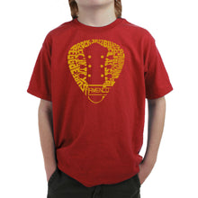 Load image into Gallery viewer, Guitar Pick Genres - Boy's Word Art T-Shirt