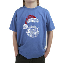 Load image into Gallery viewer, Santa Pics - Boy's Word Art T-Shirt