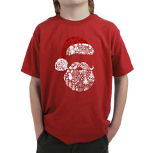 Load image into Gallery viewer, Santa Pics - Boy's Word Art T-Shirt