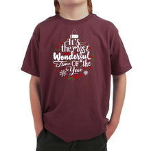 Load image into Gallery viewer, Christmas Ornament - Boy's Word Art T-Shirt