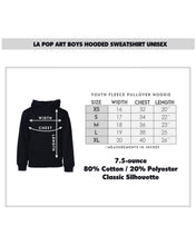 Load image into Gallery viewer, Cat Sitting On Moon - Boy's Word Art Hooded Sweatshirt