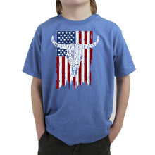 Load image into Gallery viewer, Patriot Flag - Boy's Word Art T-Shirt