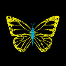 Load image into Gallery viewer, Women&#39;s Plus Size Word Art T-shirt - Butterfly