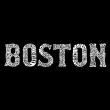 Load image into Gallery viewer, Women&#39;s Plus Size Word Art V-Neck - BOSTON NEIGHBORHOODS