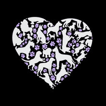 Load image into Gallery viewer, Dog Heart - Women's Plus Size Word Art T-Shirt