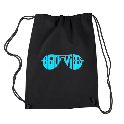Beach Vibes - Drawstring Backpack