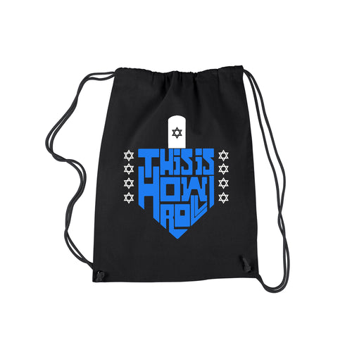 This is How I Roll Dreidel - Drawstring Backpack