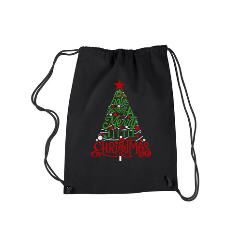 Have Yourself a Merry Little Christmas - Drawstring Backpack