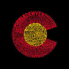 Load image into Gallery viewer, Women's Plus Size Word Art T-shirt - Colorado