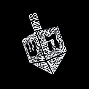Hanukkah Dreidel - Women's Plus Size Word Art T-Shirt