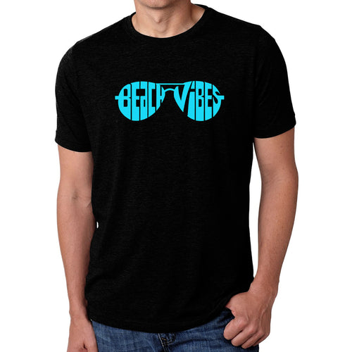 Beach Vibes - Men's Premium Blend Word Art T-Shirt