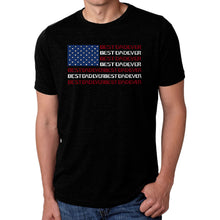 Load image into Gallery viewer, Best Dad Ever Flag - Men's Premium Blend Word Art T-Shirt