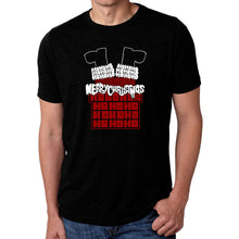 Load image into Gallery viewer, Chimney Santa - Men's Premium Blend Word Art T-Shirt