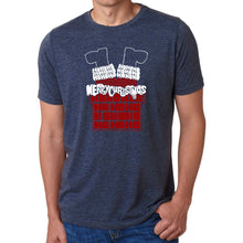Load image into Gallery viewer, Chimney Santa - Men's Premium Blend Word Art T-Shirt