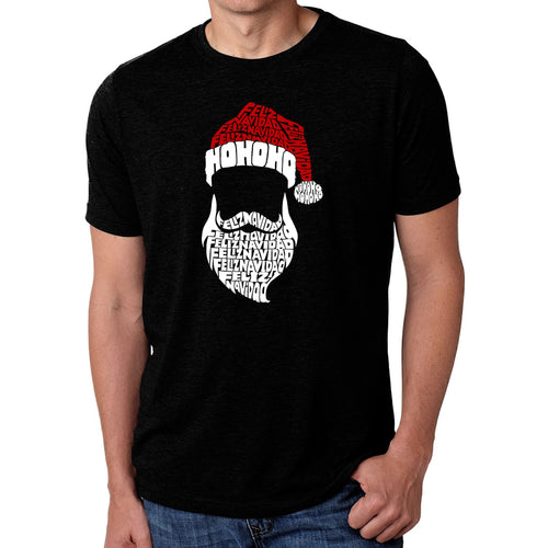 Feliz Navidad Santa Claus - Men's Premium Blend Word Art T-Shirt