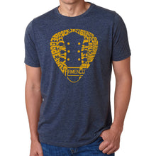 Load image into Gallery viewer, Guitar Pick Genres - Men's Premium Blend Word Art T-Shirt