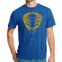 Load image into Gallery viewer, Guitar Pick Genres - Men's Premium Blend Word Art T-Shirt