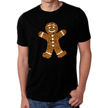 Load image into Gallery viewer, Gingerbread - Men's Premium Blend Word Art T-Shirt