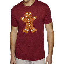 Load image into Gallery viewer, Gingerbread - Men's Premium Blend Word Art T-Shirt