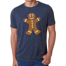 Load image into Gallery viewer, Gingerbread - Men's Premium Blend Word Art T-Shirt