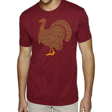 Load image into Gallery viewer, Thankgiving Turkey - Men's Premium Blend Word Art T-Shirt