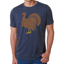 Load image into Gallery viewer, Thankgiving Turkey - Men's Premium Blend Word Art T-Shirt