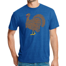 Load image into Gallery viewer, Thankgiving Turkey - Men's Premium Blend Word Art T-Shirt