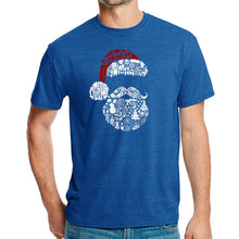 Load image into Gallery viewer, Santa Pics - Men's Premium Blend Word Art T-Shirt