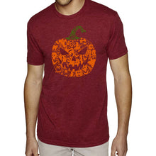 Load image into Gallery viewer, Halloween Pumpkin - Men's Premium Blend Word Art T-Shirt